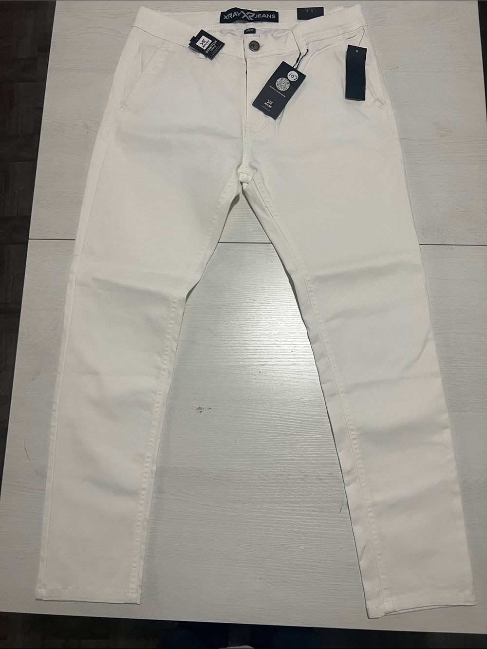 Xray Jeans Slim White Stretch Men's Jeans